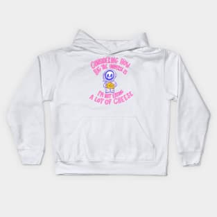 Cheese is life Kids Hoodie